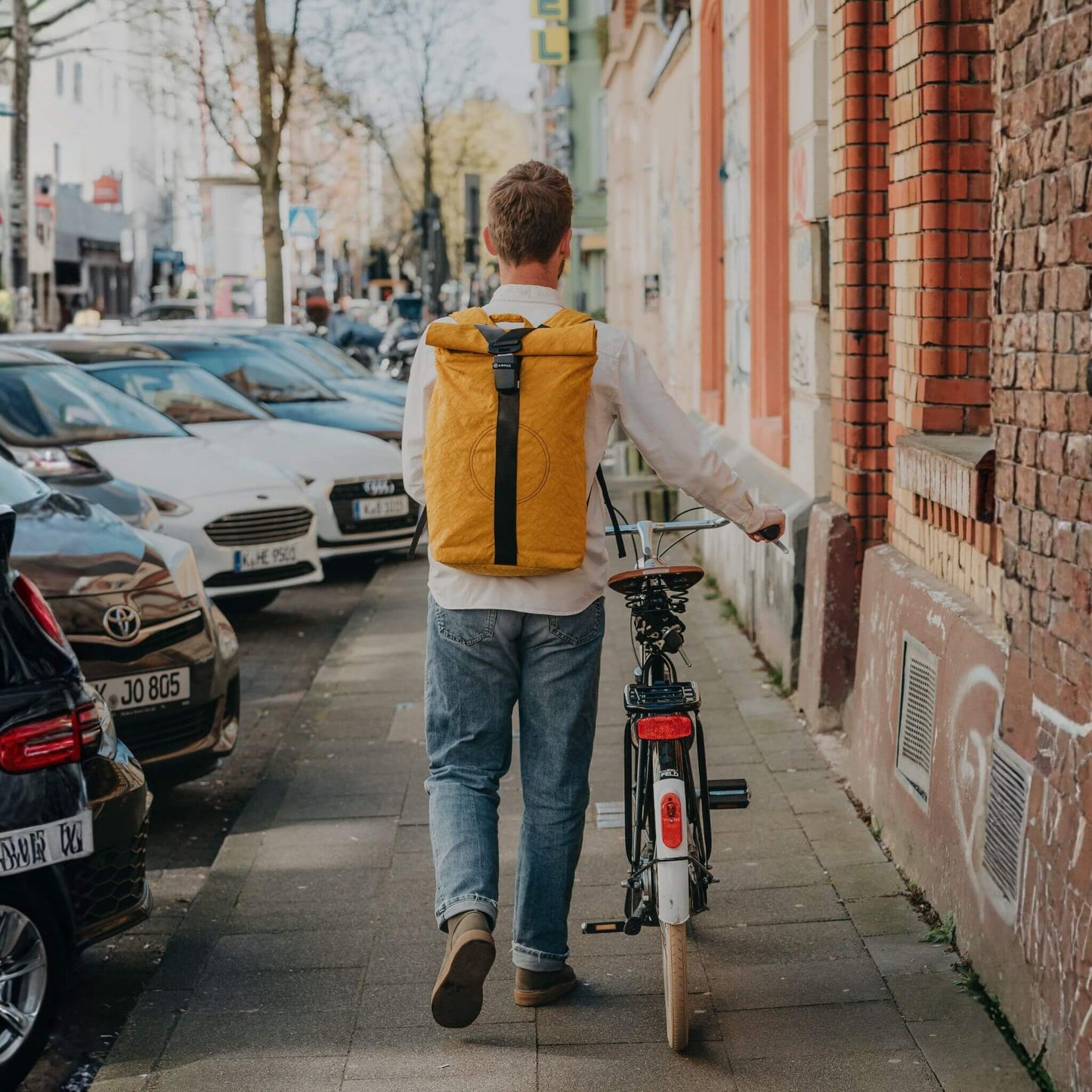 Rolltop BIQ + Fahrradhaken