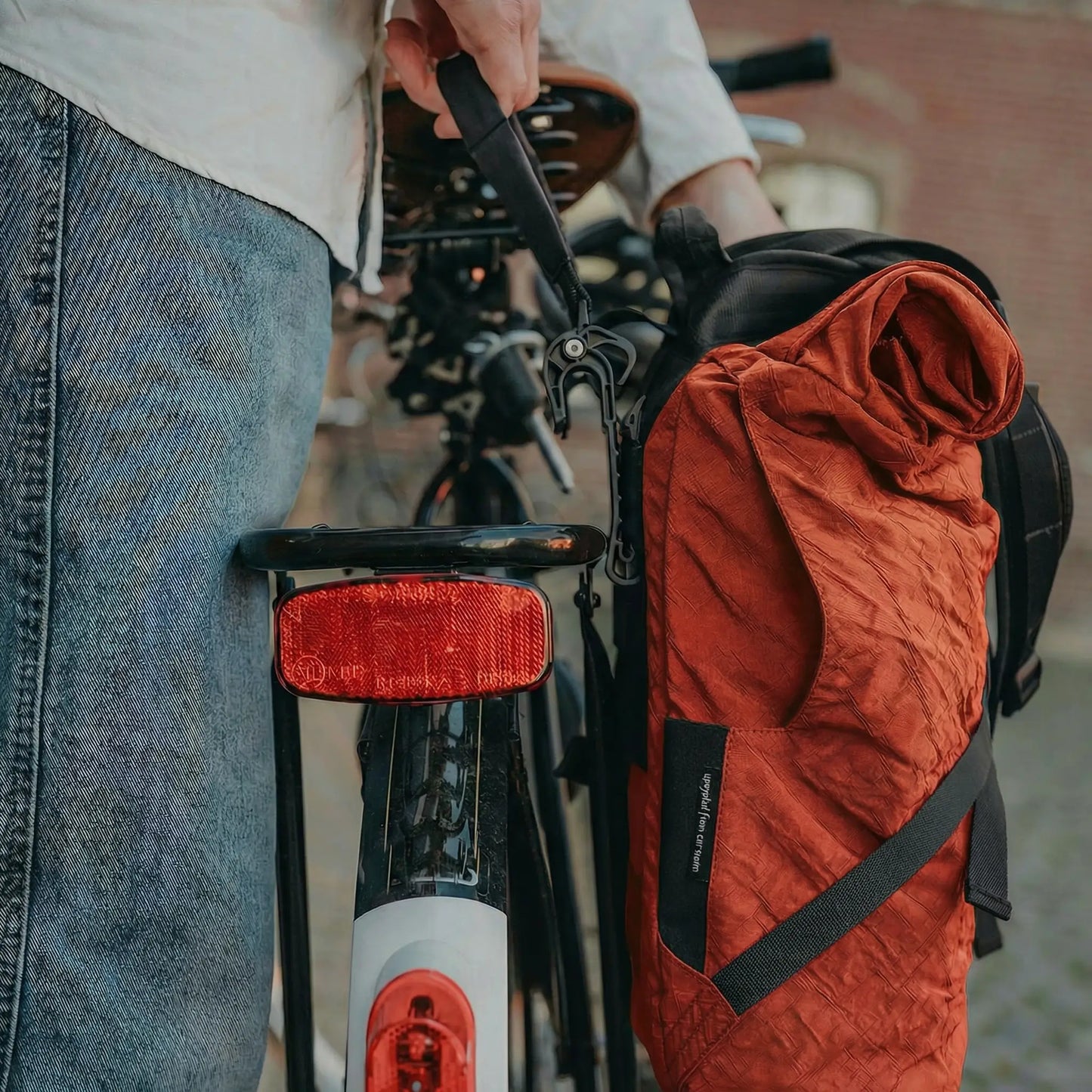Rolltop BIQ + Fahrradhaken